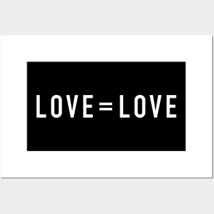 Love is love Posters and Art